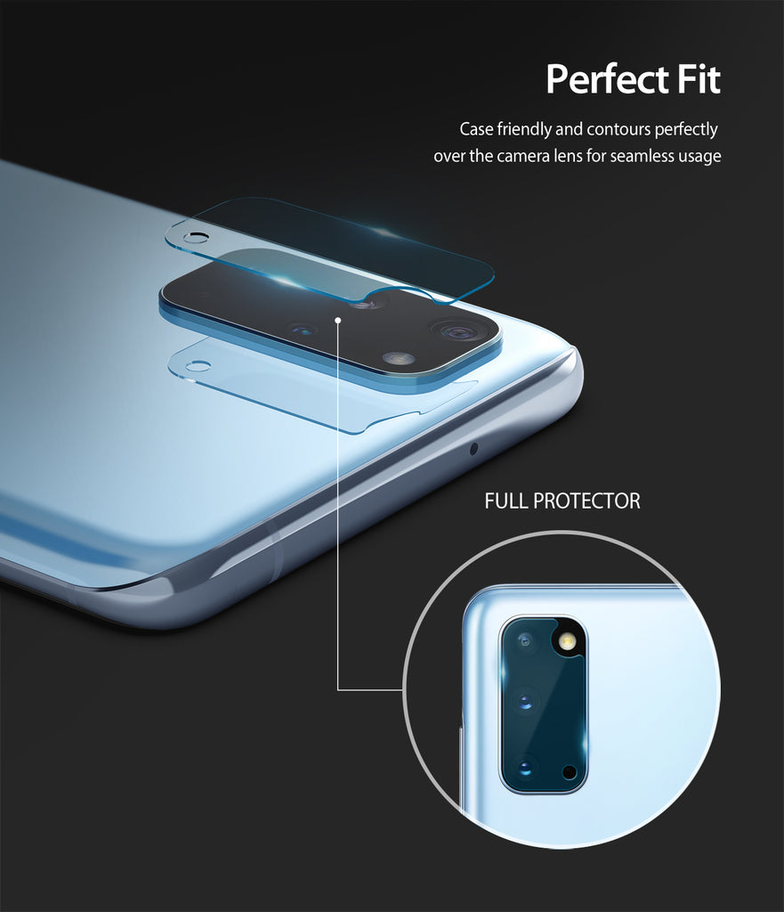 perfect fit case friendly and contours perfectly over the camera lens for seamless usage