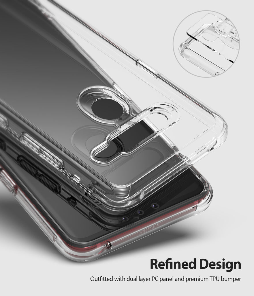 refined design - outfitted with dual layer pc back panel and premium tpu bumper