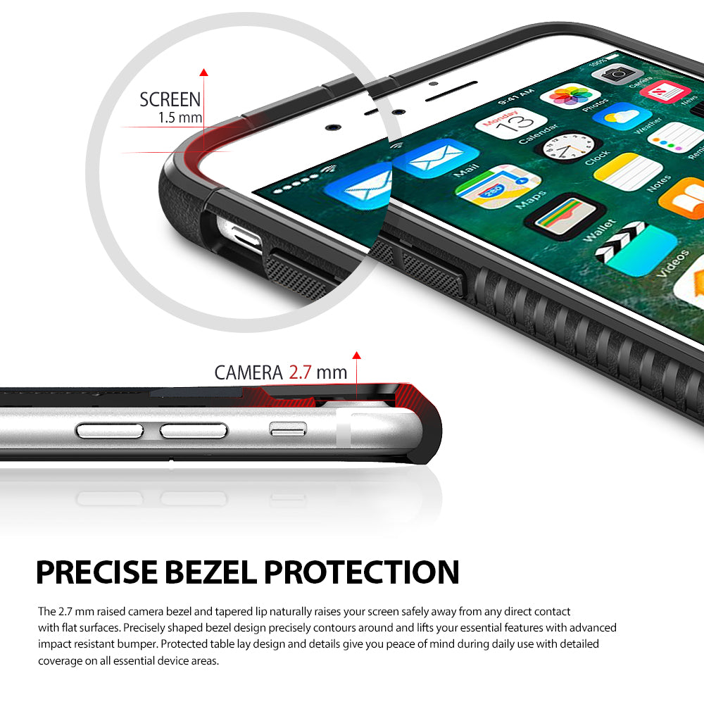 ringke max heavy duty protective case cover for iphone 7 plus 8 plus main raised bezels