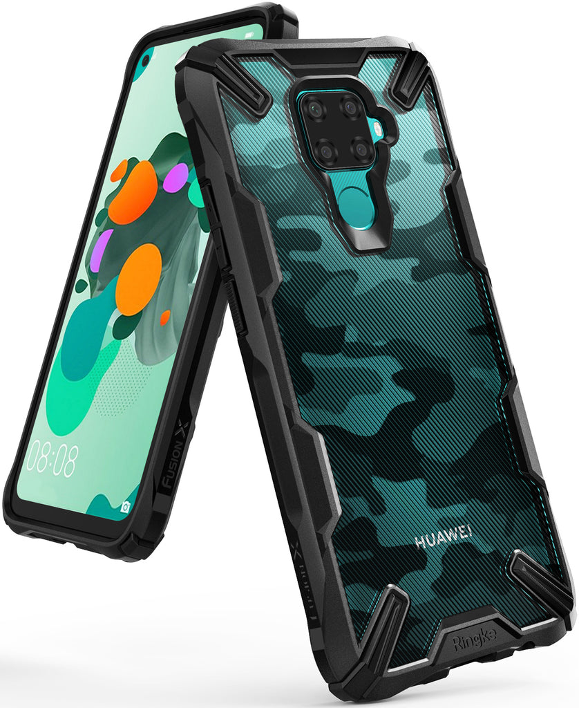Ringke Fusion X Designed for Huawei Mate 30 Lite Case (2019) - Black