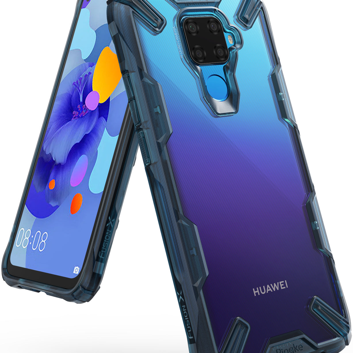 Ringke Fusion X Designed for Huawei Mate 30 Lite Case (2019) - Black