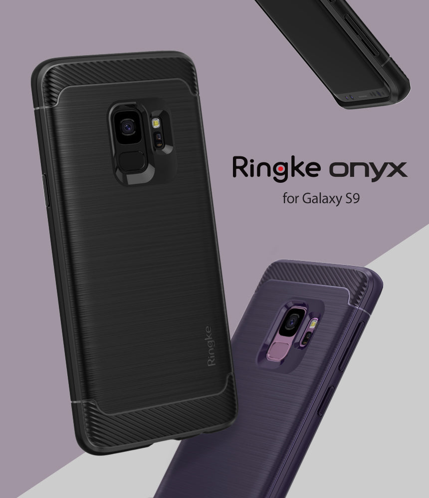 ringke onyx rugged flexible tpu shockproof cover case for galaxy s9