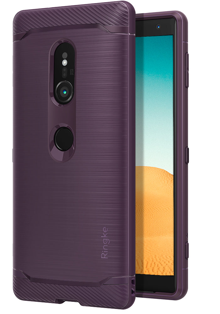 ringke onyx case for sony xperia xz2 - lilac purple
