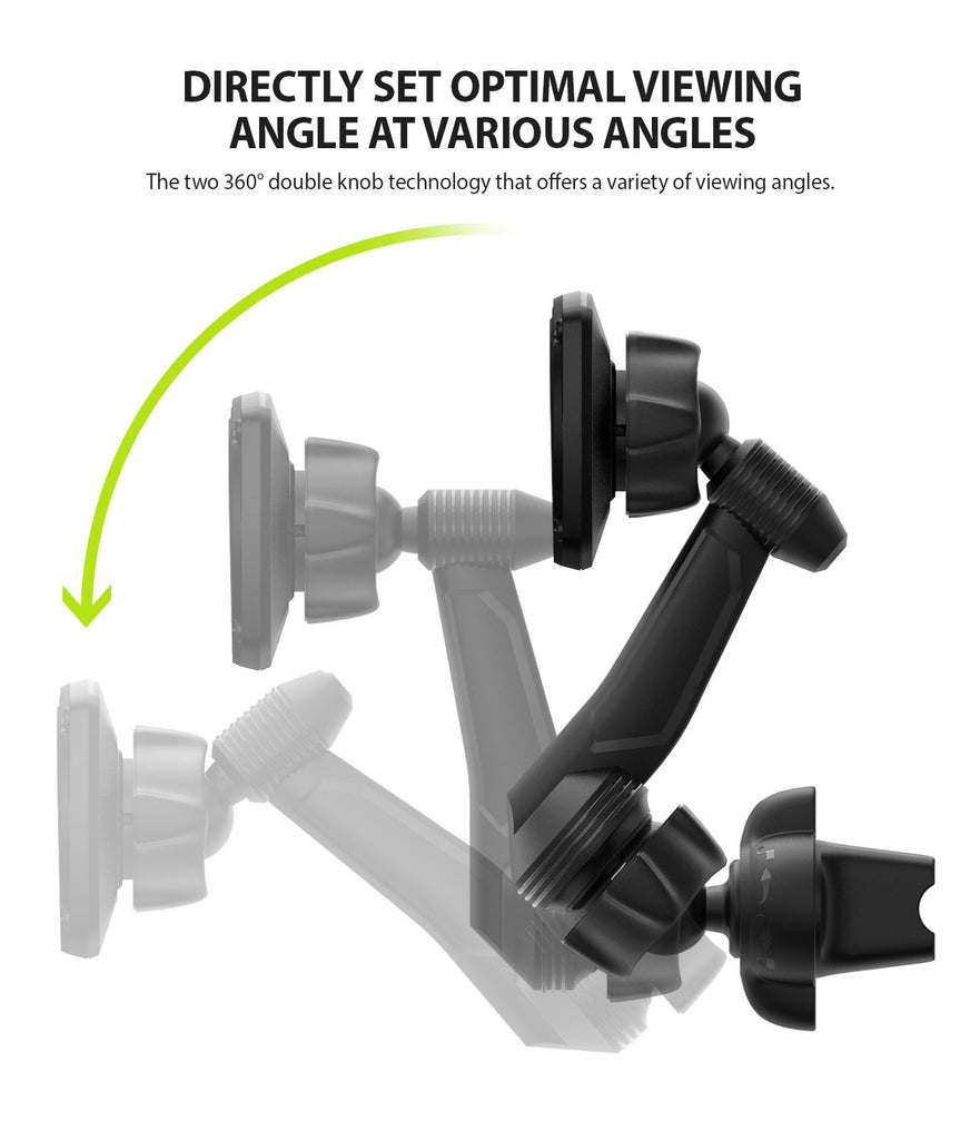 Ringke Power Clip Wing Car Mount ergonomic design with powerful grip