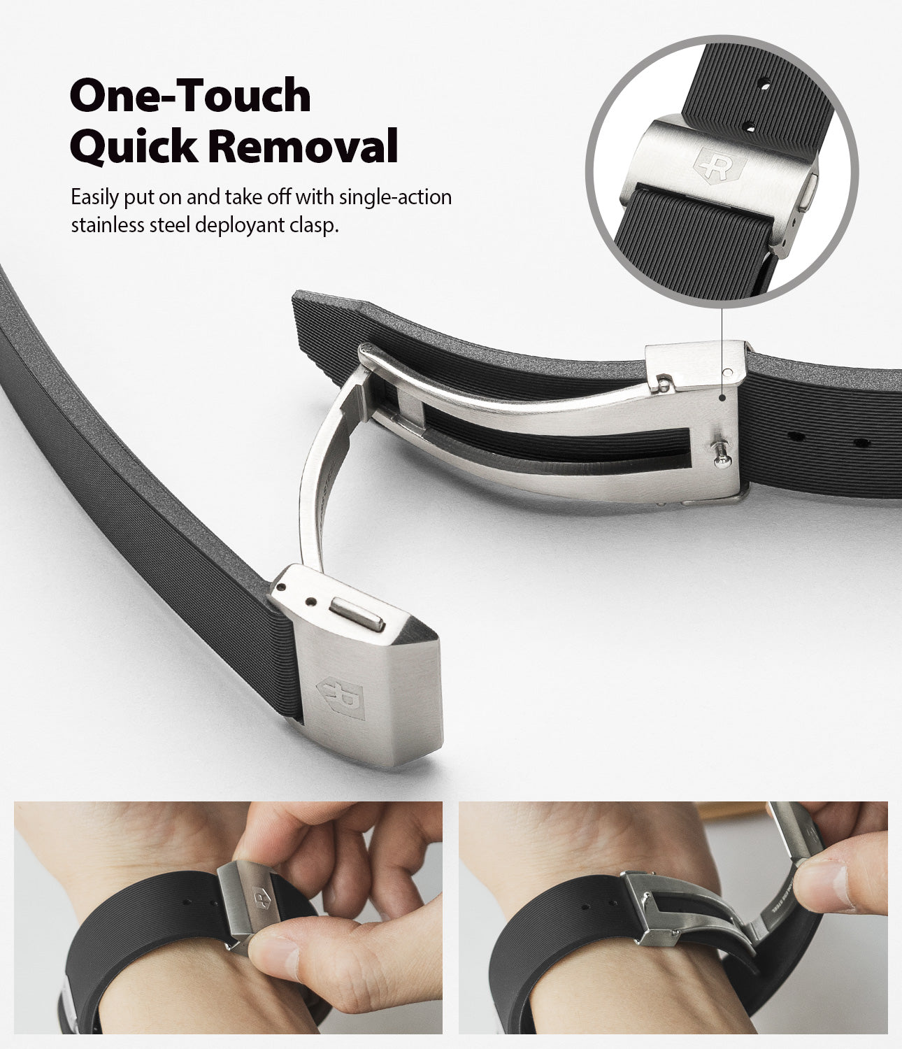 one-touch quick removal