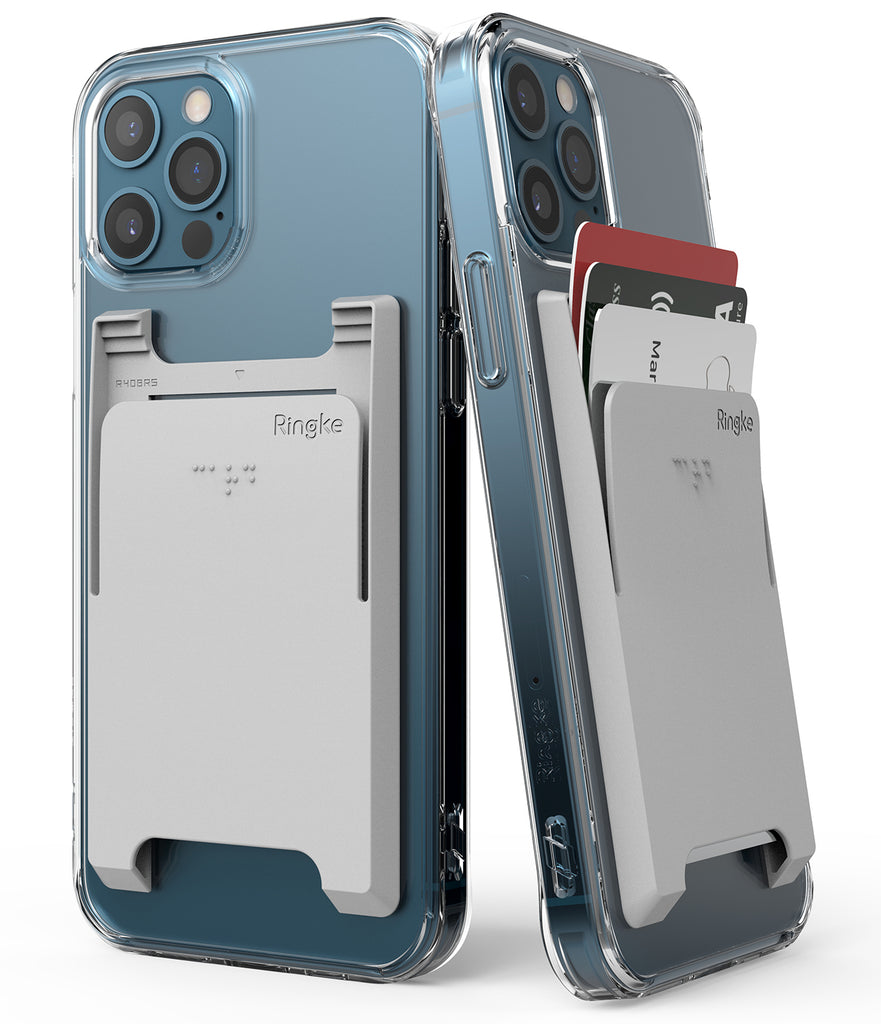 ringke slot card holder - light gray