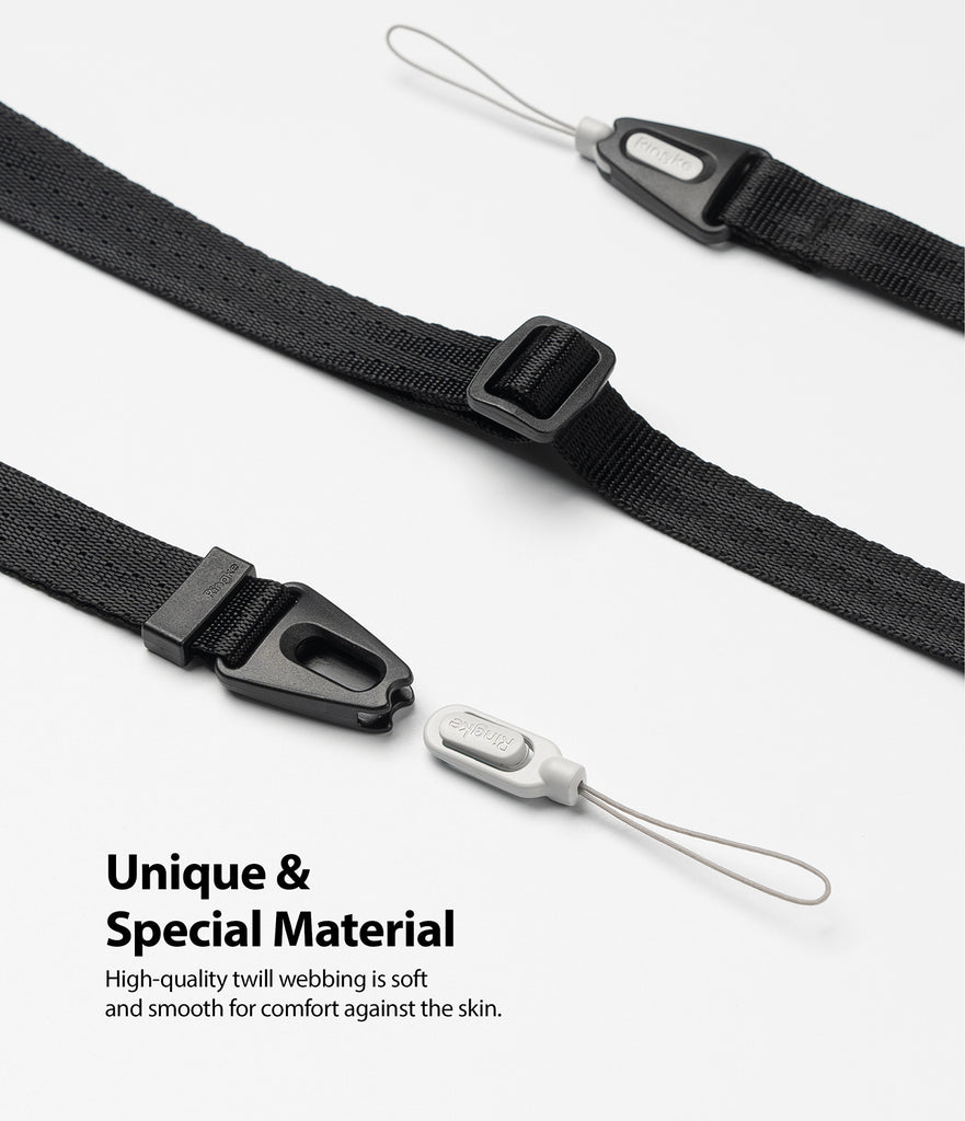 Shoulder Strap - Black | Neon Orange - Ringke Official Store