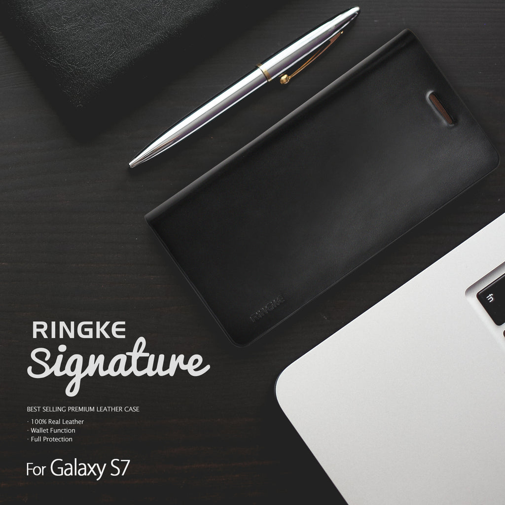 ringke signature wallet cover case for galaxy s7