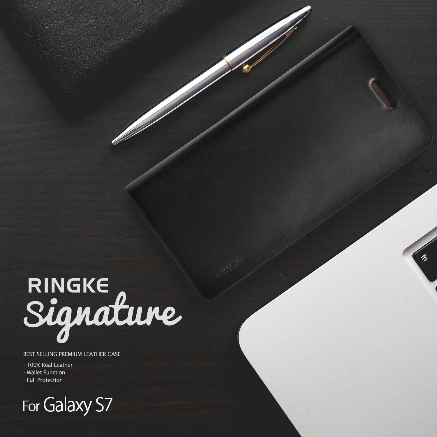 ringke signature wallet cover case for galaxy s7