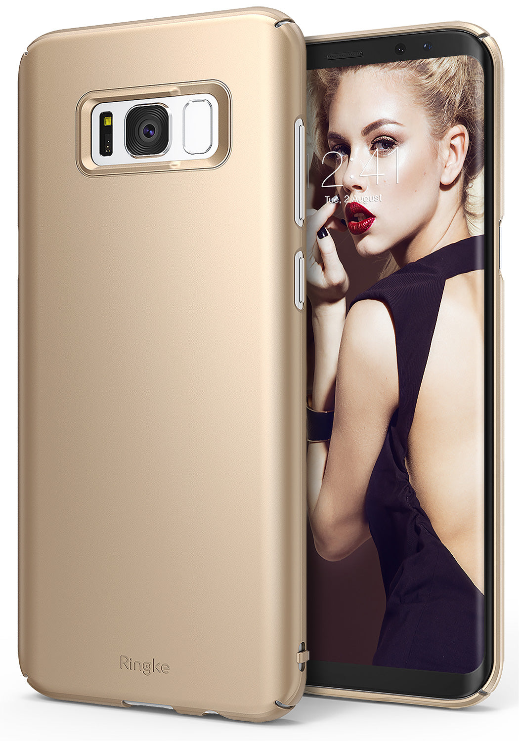 ringke slim premium hard pc protective back cover case for galaxy s8 plus