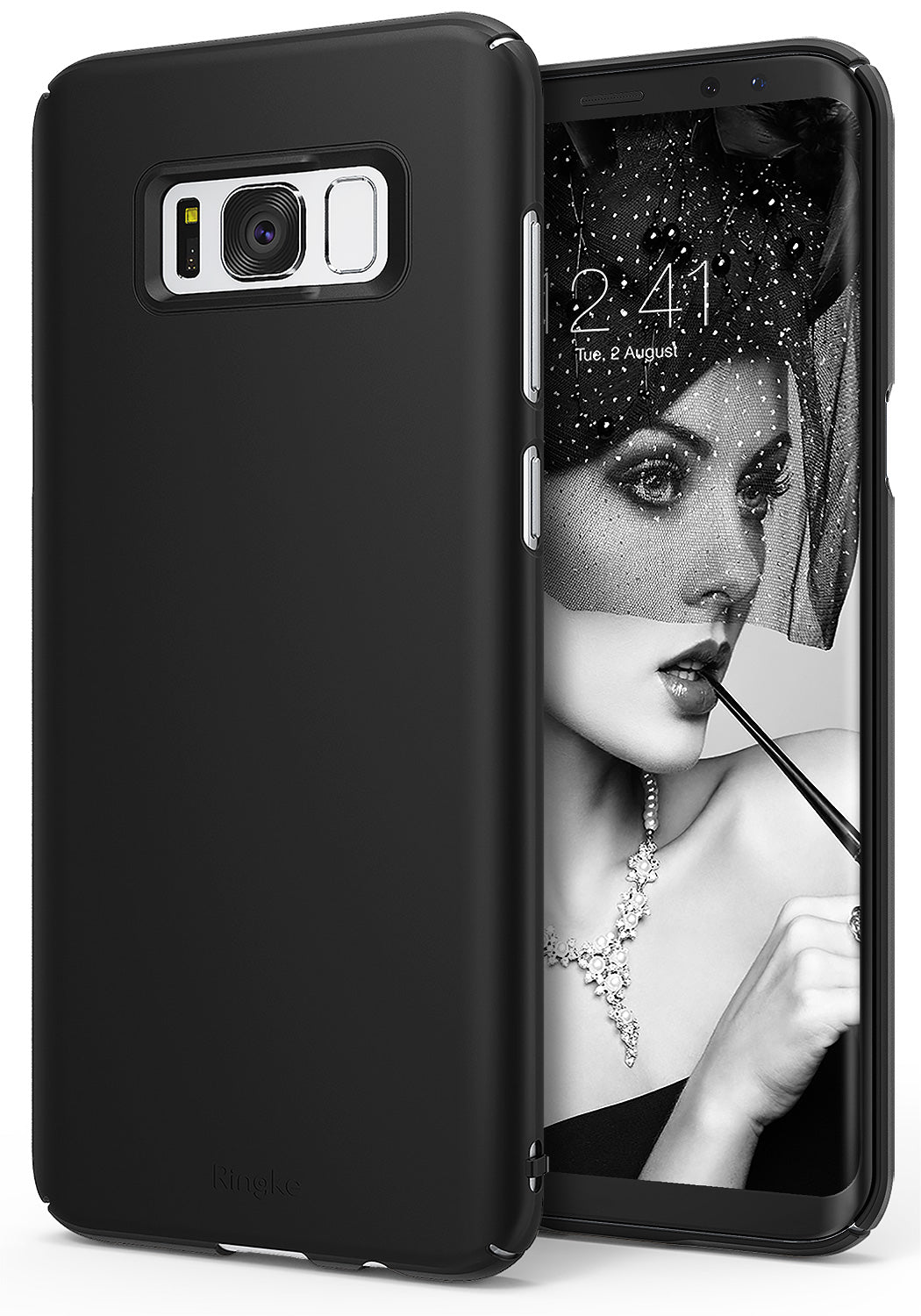 ringke slim premium hard pc protective back cover case for galaxy s8 plus