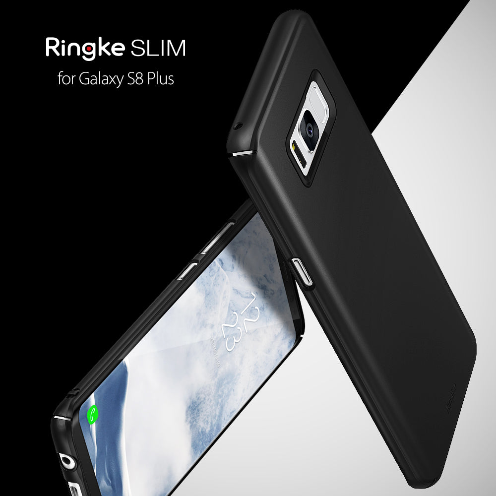 ringke slim premium hard pc protective back cover case for galaxy s8 plus