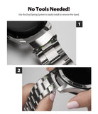 ringke metal one band assembly demonstration showing install and removing the band without using any tool