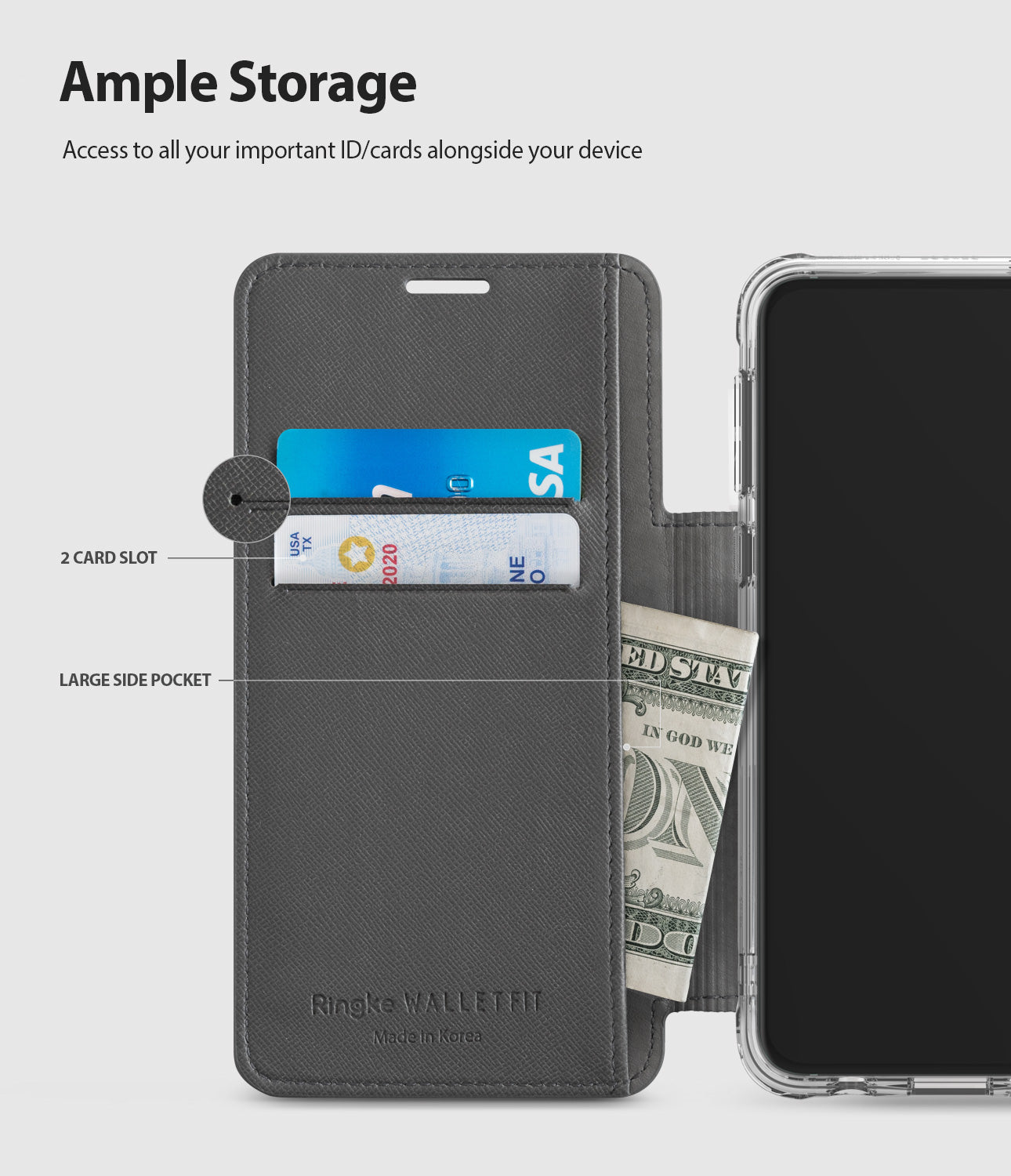 galaxy s10e wallet wallet-fit
