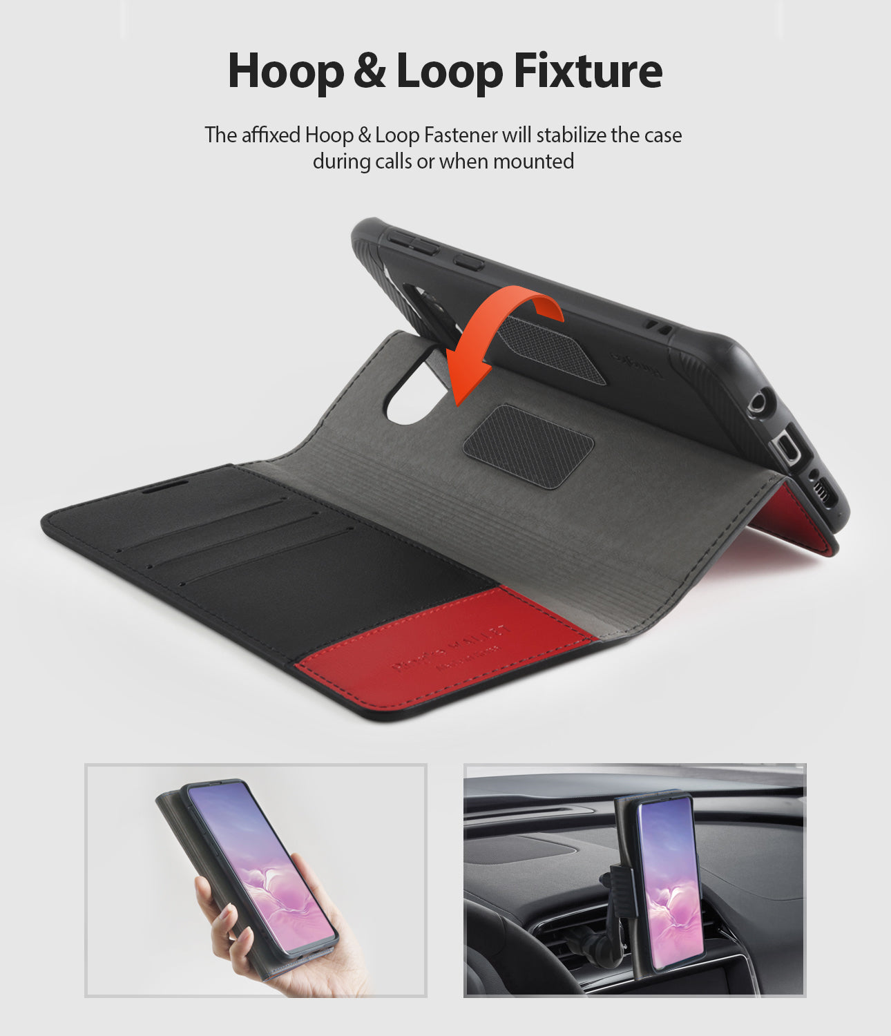 hoop and loop velcro fixture