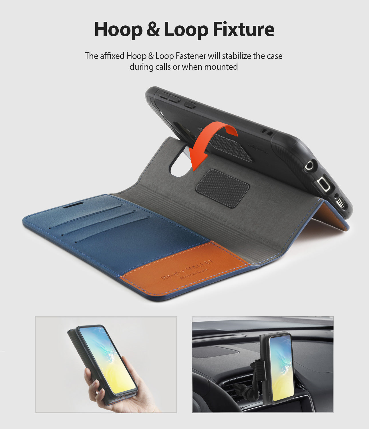 hoop and loop velcro fixture