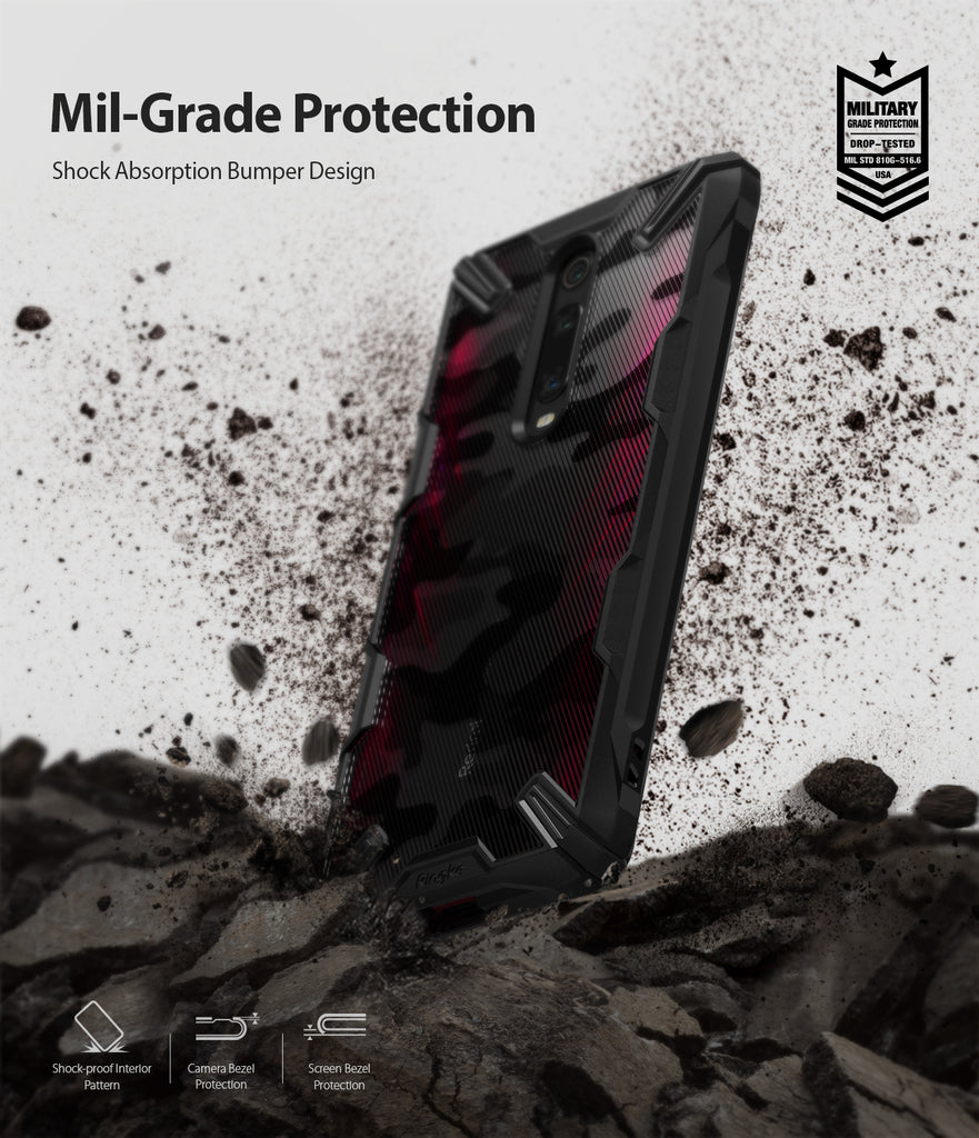 mil grade protection - shock absorption bumper protection