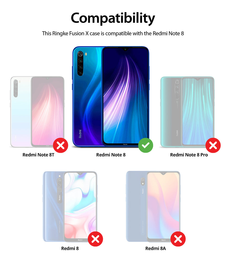 Redmi Note 8 Case | Fusion-X - Ringke Official Store
