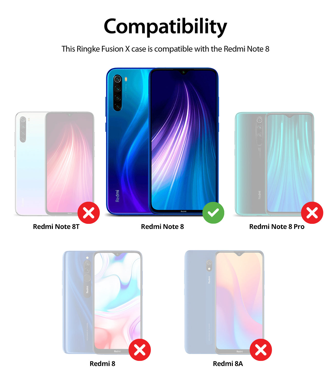 Redmi Note 8 Case | Fusion-X - Ringke Official Store