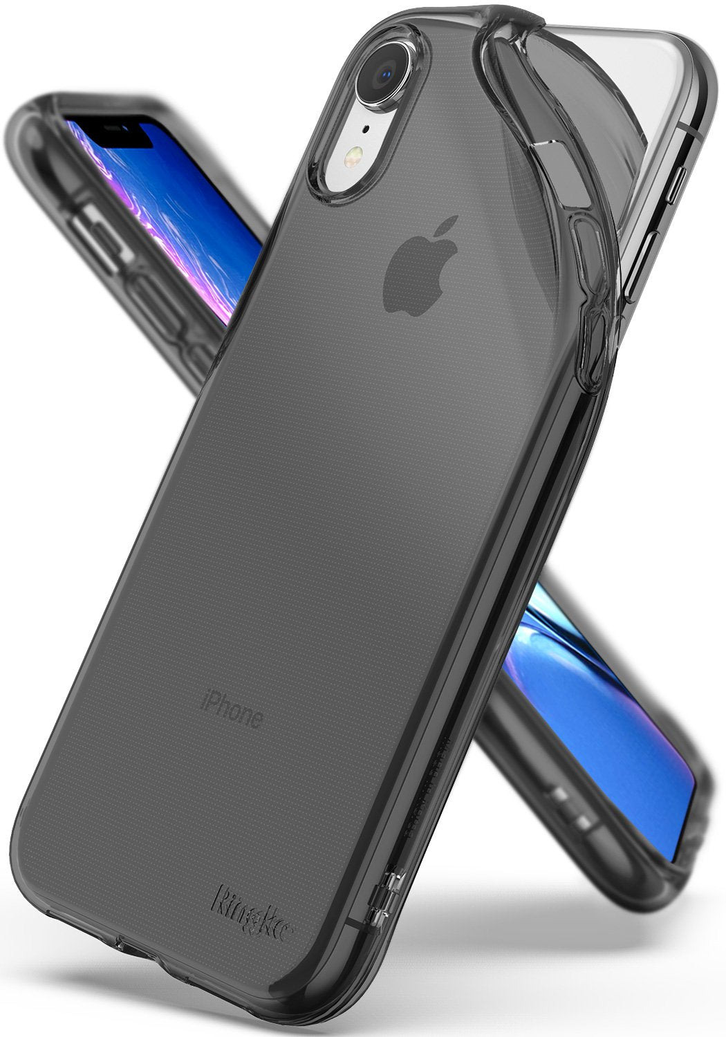 ringke air for iphone xr case cover main smoke black