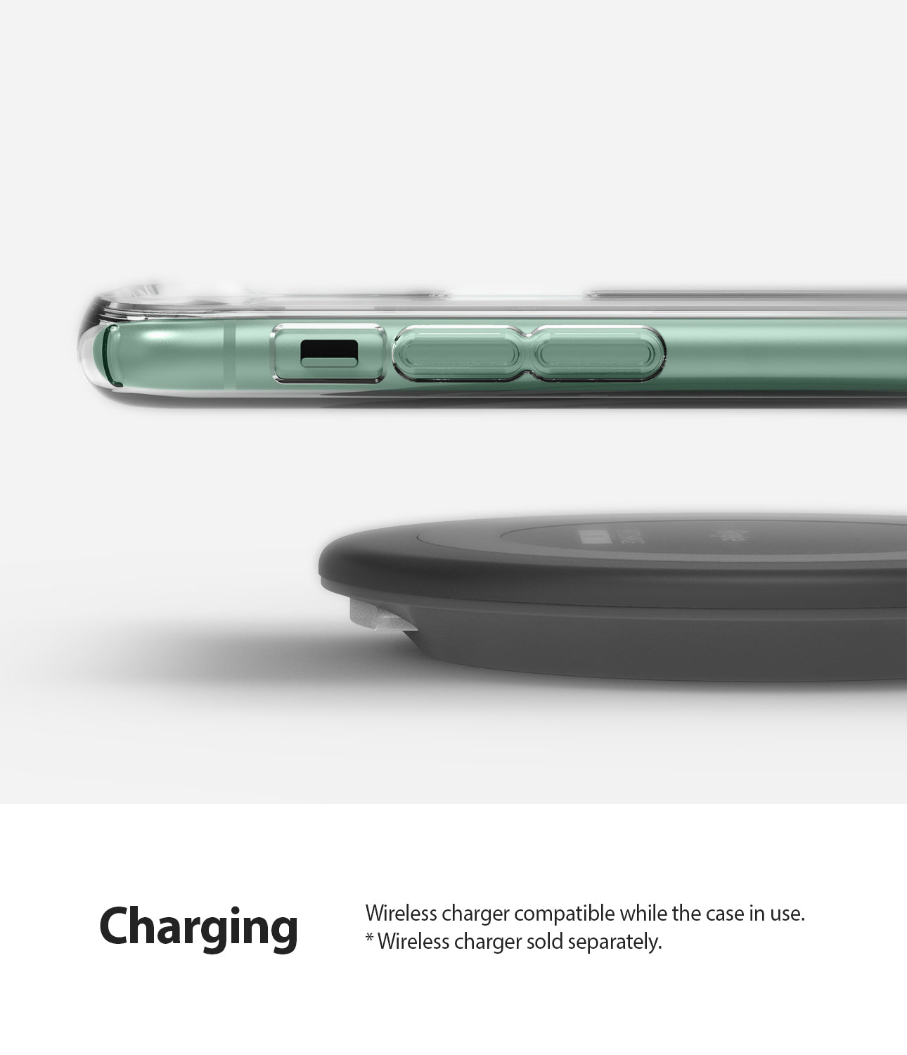 Ringke Air designed for iPhone 11 Case Clear Wireless Charger Compatible