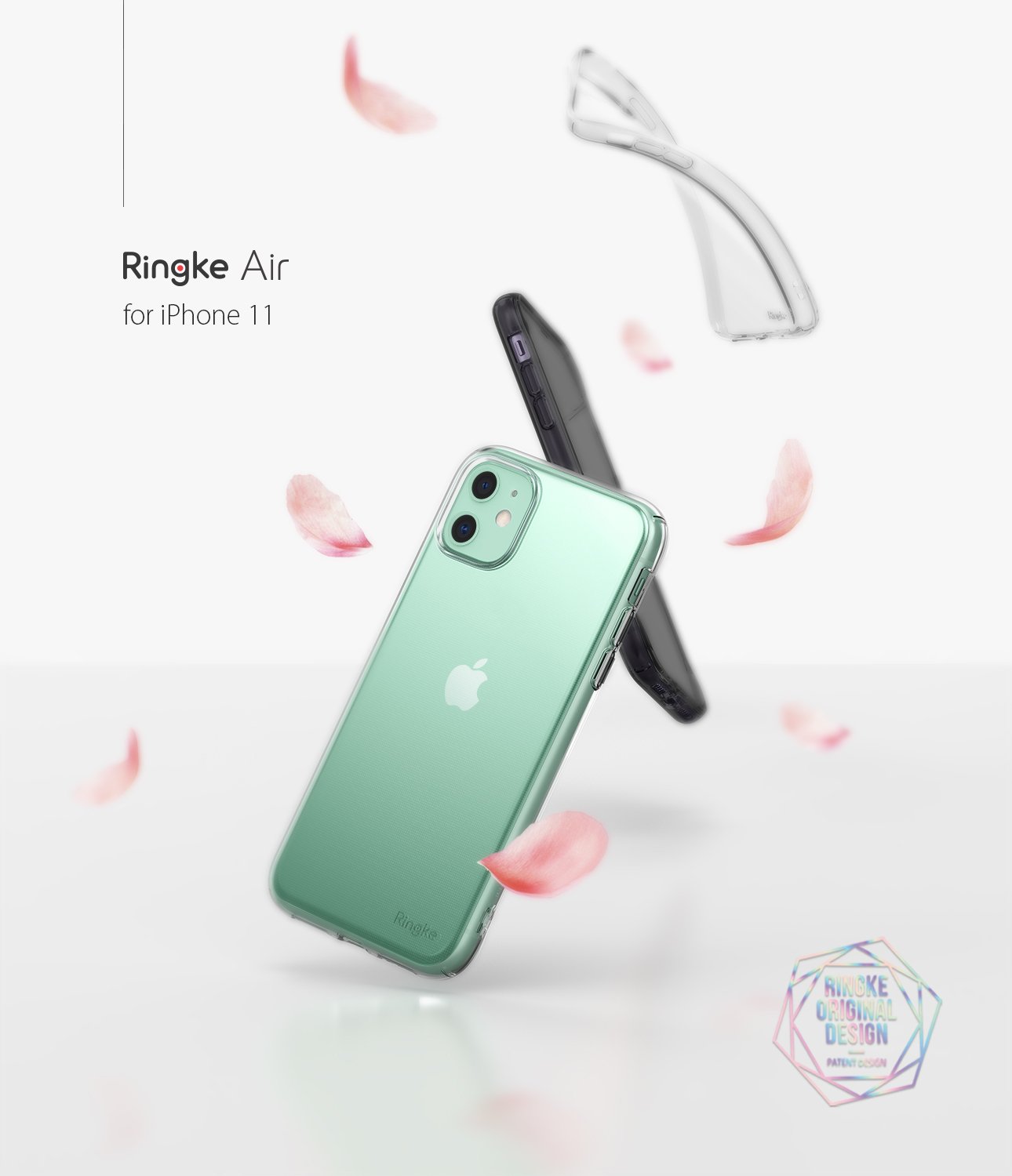 Ringke Air designed for iPhone 11 Case Clear Smoke Black Lightweight