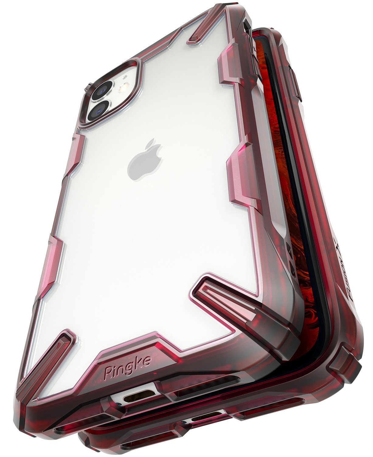 Ringke Fusion-X designed for iPhone 11 Ruby Red