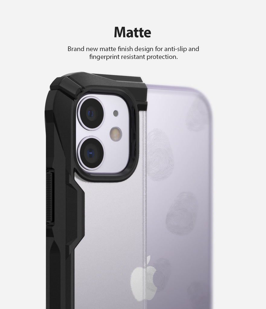 Ringke Fusion-X Case Matte for iPhone 11 Matte Black
