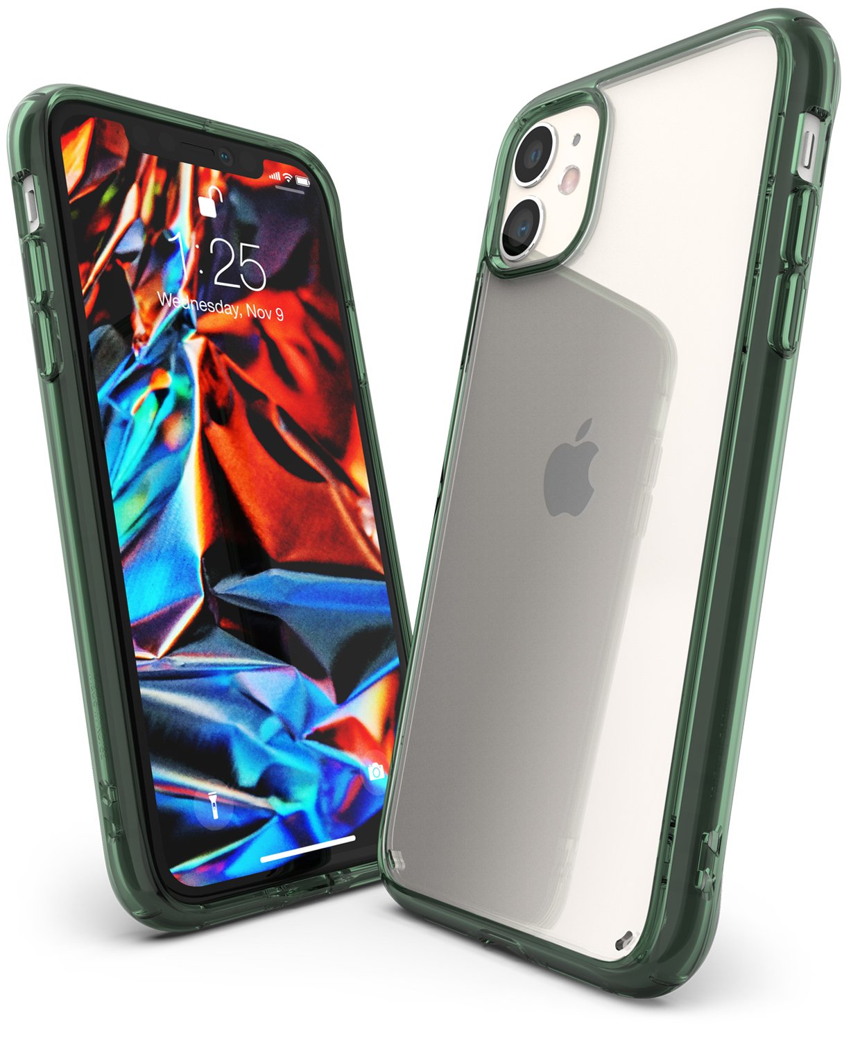 Ringke Fusion designed for iPhone 11 Case Pine Green
