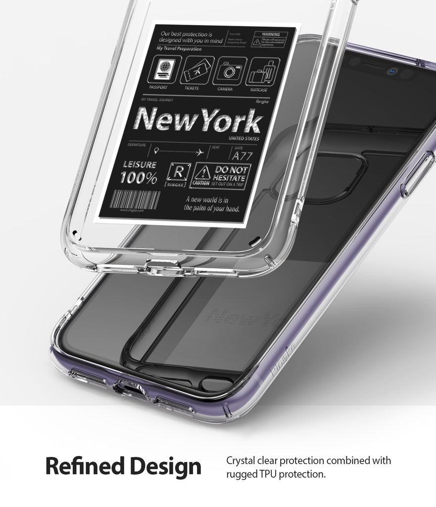 crystal clear protection combined with rugged tpu proteciton