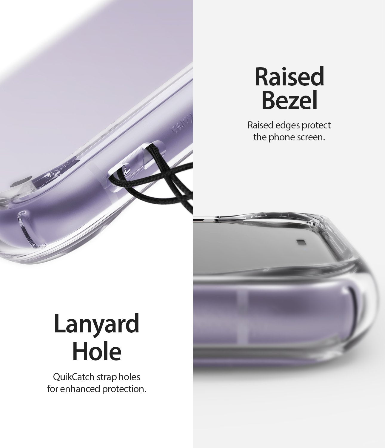 Ringke Fusion designed for iPhone 11 Case Clear Raised Bezel Lanyard Hole