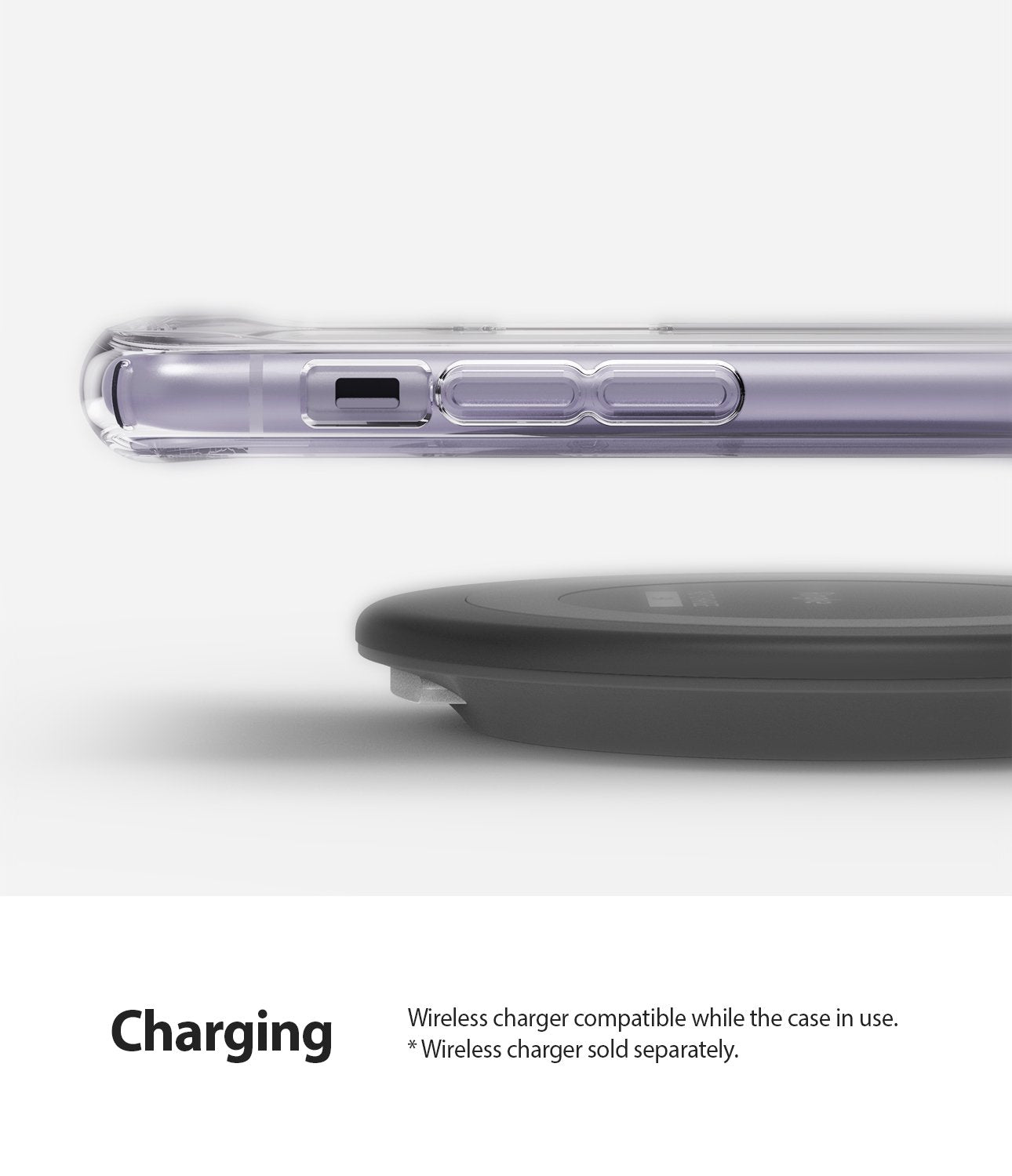 Ringke Fusion designed for iPhone 11 Case Clear Wireless Charger Compatibility