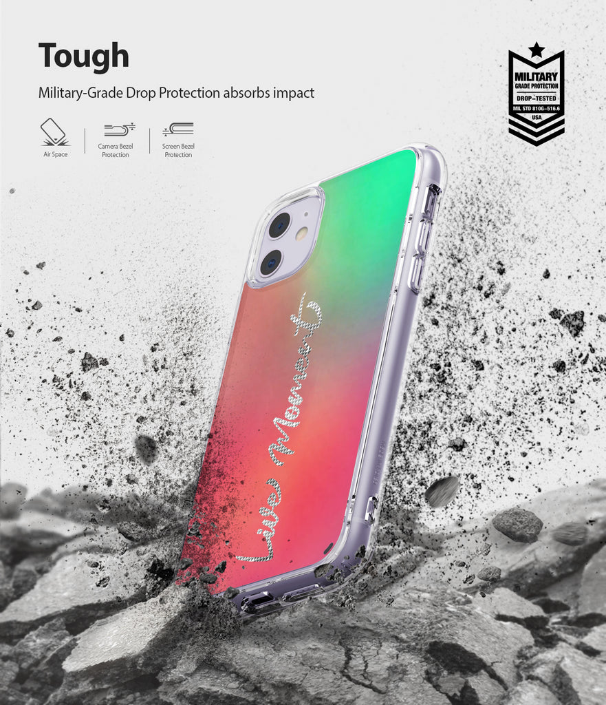 military grade drop protection absorbs impact