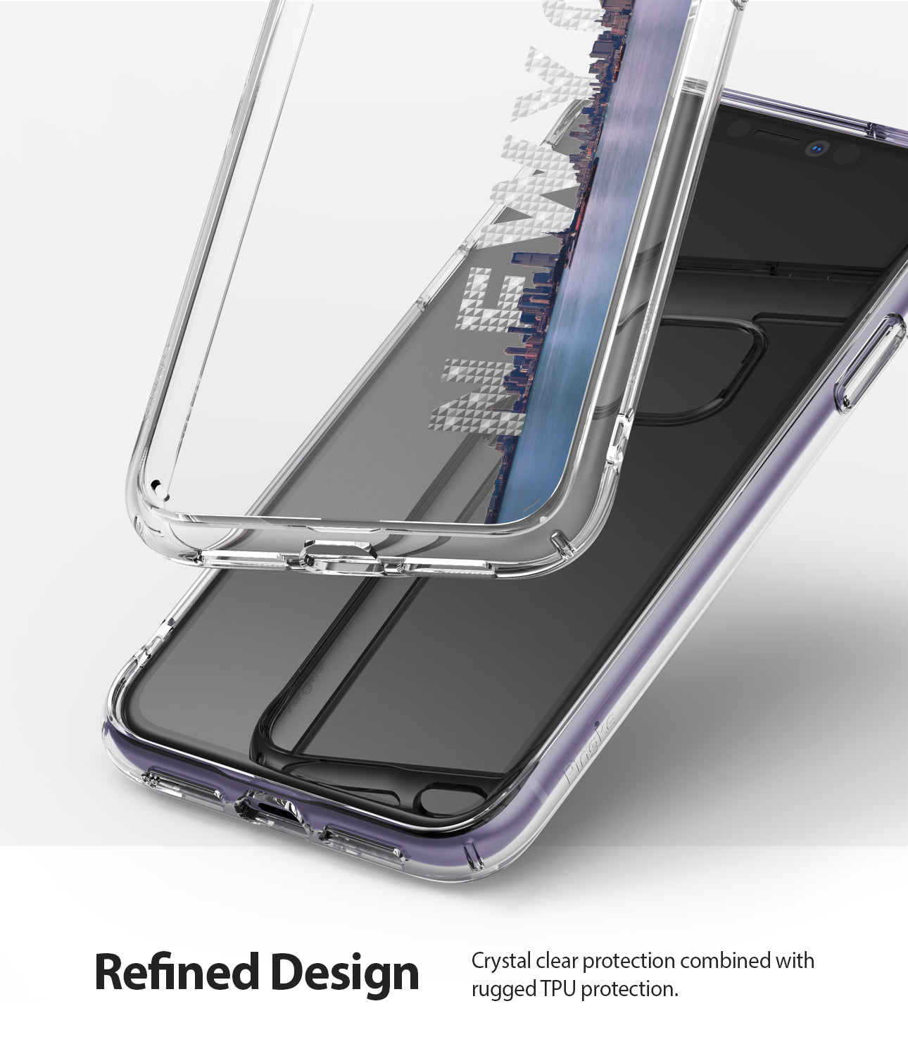 crystal clear protection combined with rugged tpu proteciton