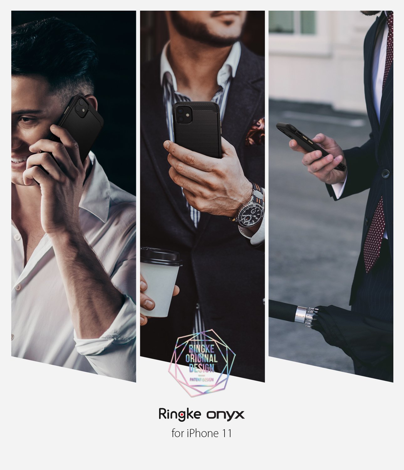 Ringke Onyx designed for iPhone 11 Black Comfortable Grip