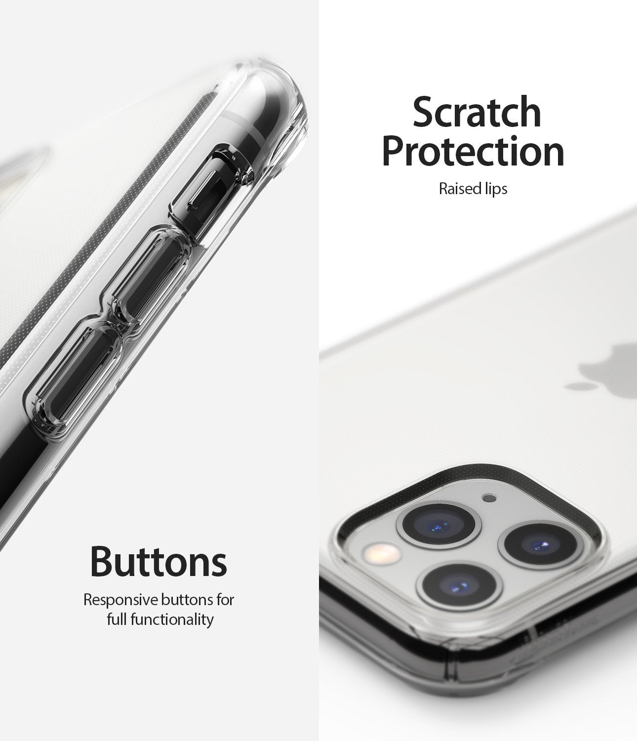 Ringke Air Designed for iPhone 11 Pro Max Case Clear scratch protection buttons