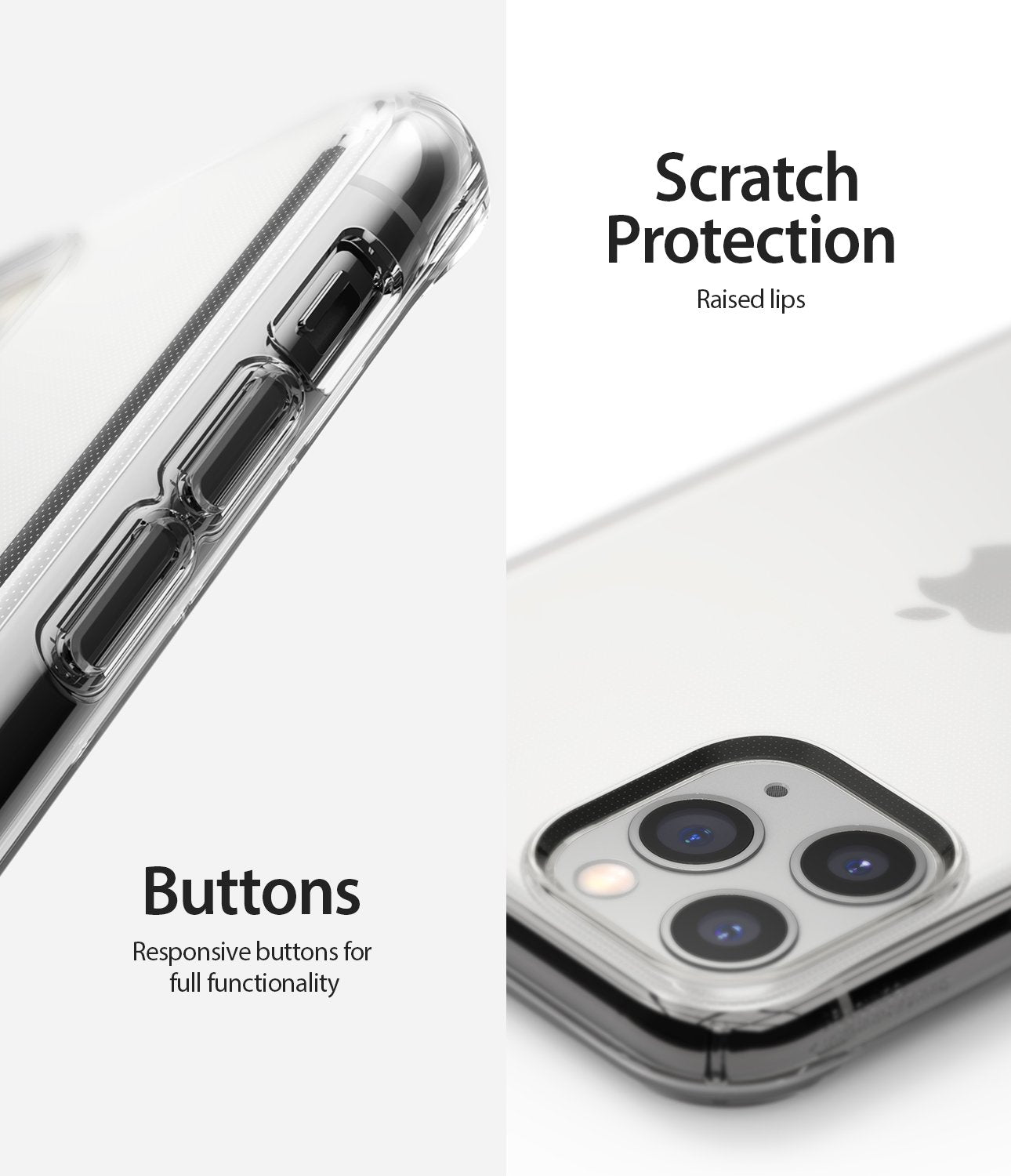 Ringke Air designed for iPhone 11 Pro Case clear scratch protection buttons