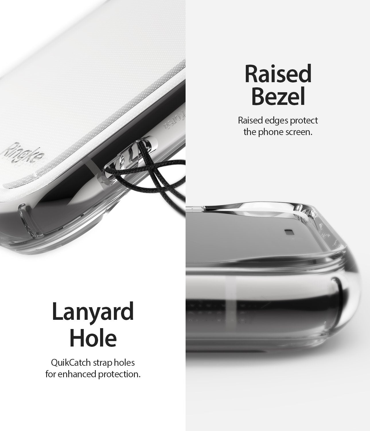 Ringke Air designed for iPhone 11 Pro Case raised bezel lanyard hole clear