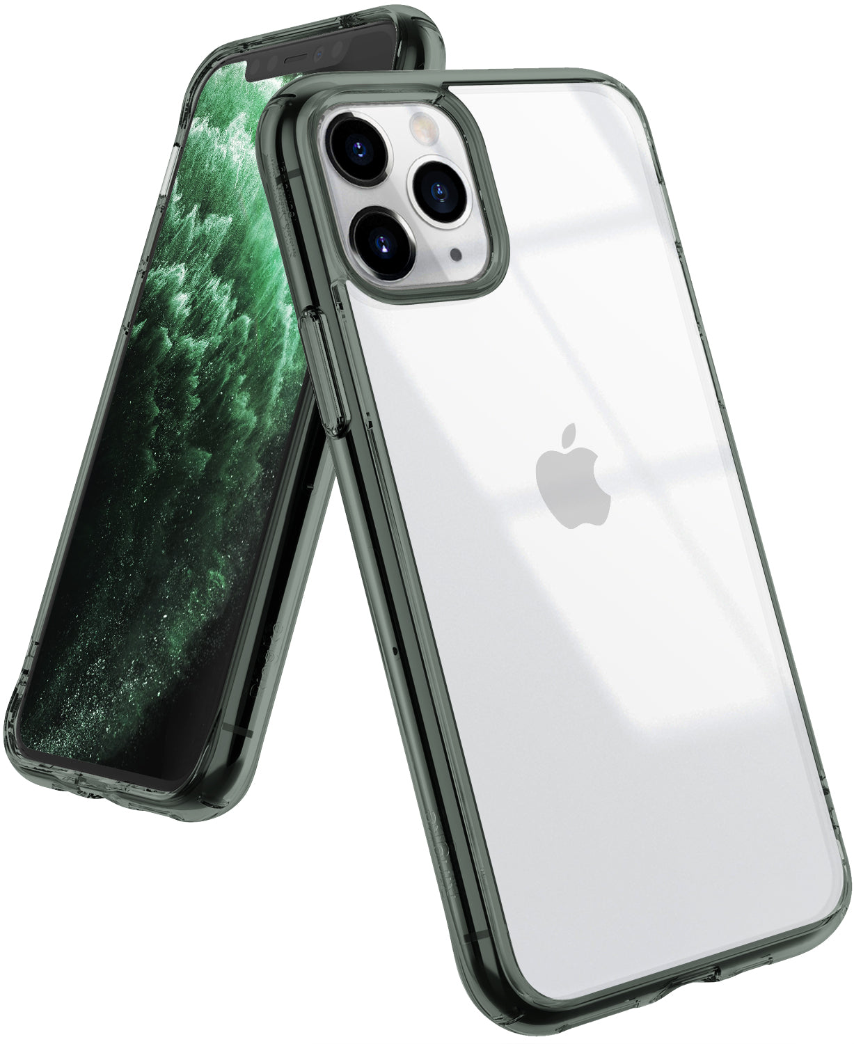 Ringke Fusion Case compatible with iPhone 11 Pro pine green