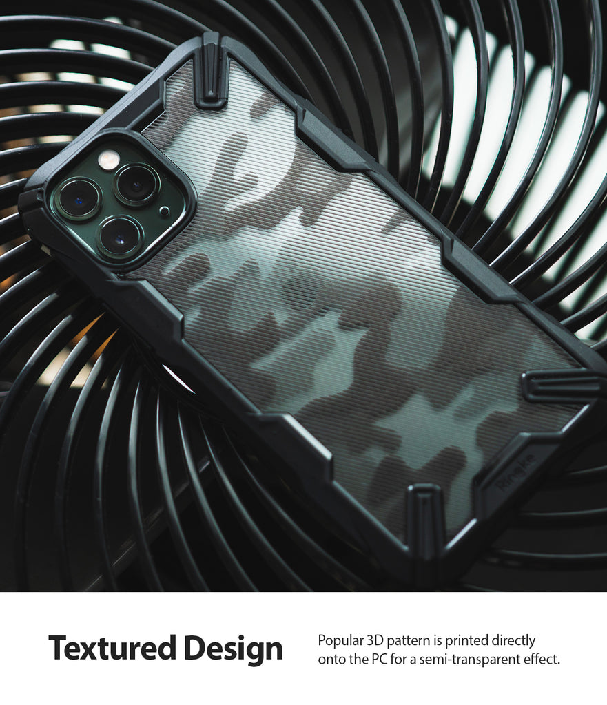 iPhone 11 Pro Max Fusion-X DDP camo black unique design