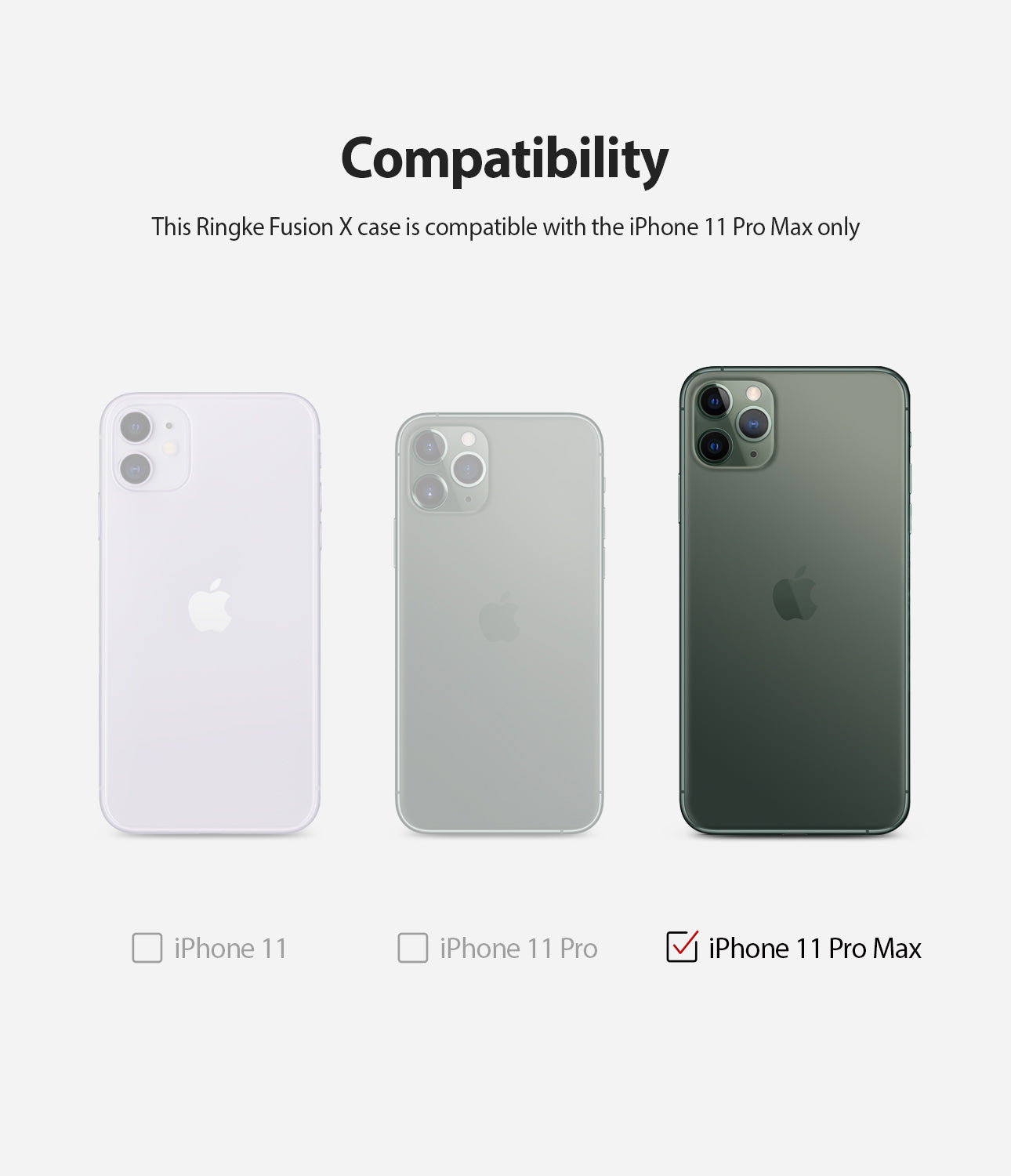 Ringke Fusion X Design Case Compatible with iPhone 11 Pro Max Case Cover 6.5"