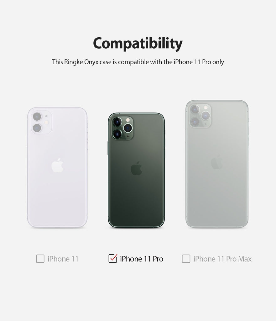 Ringke Onyx Case compatible with iPhone 11 Pro