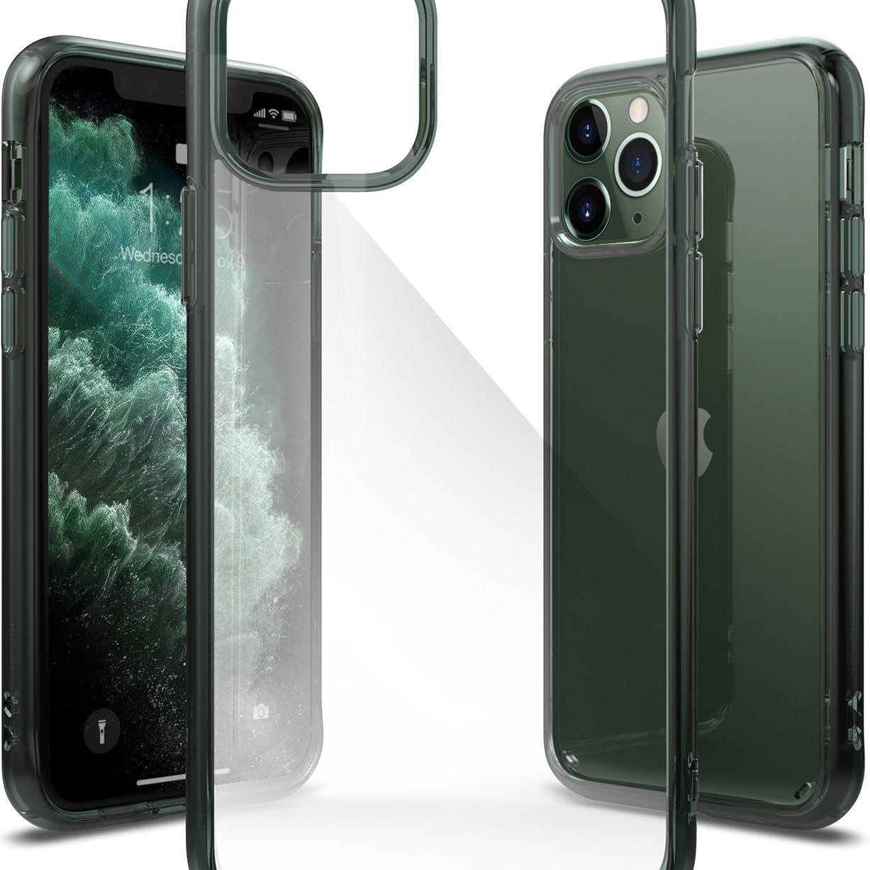 Ringke Fusion Designed for iPhone 11 Pro Max Case iPhone XI Pro Max Case Cover pine green