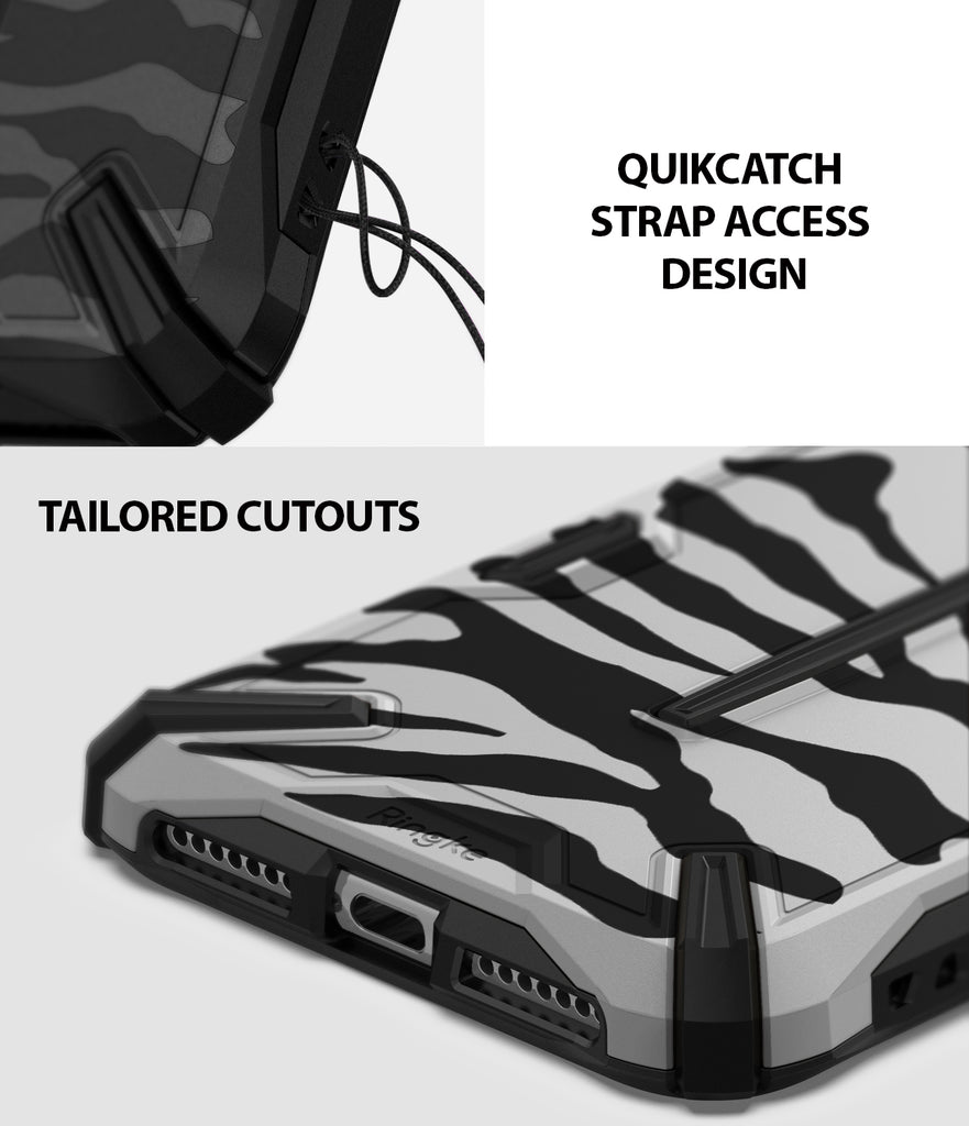ringke dual-x design for iphone xr case cover quickcatch strap access