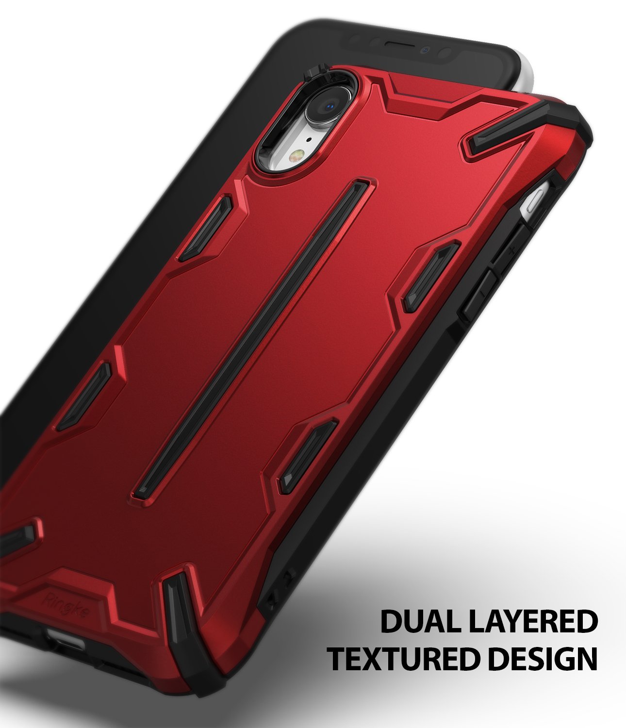 ringke dual-x for iphone xr case cover main dual layered design