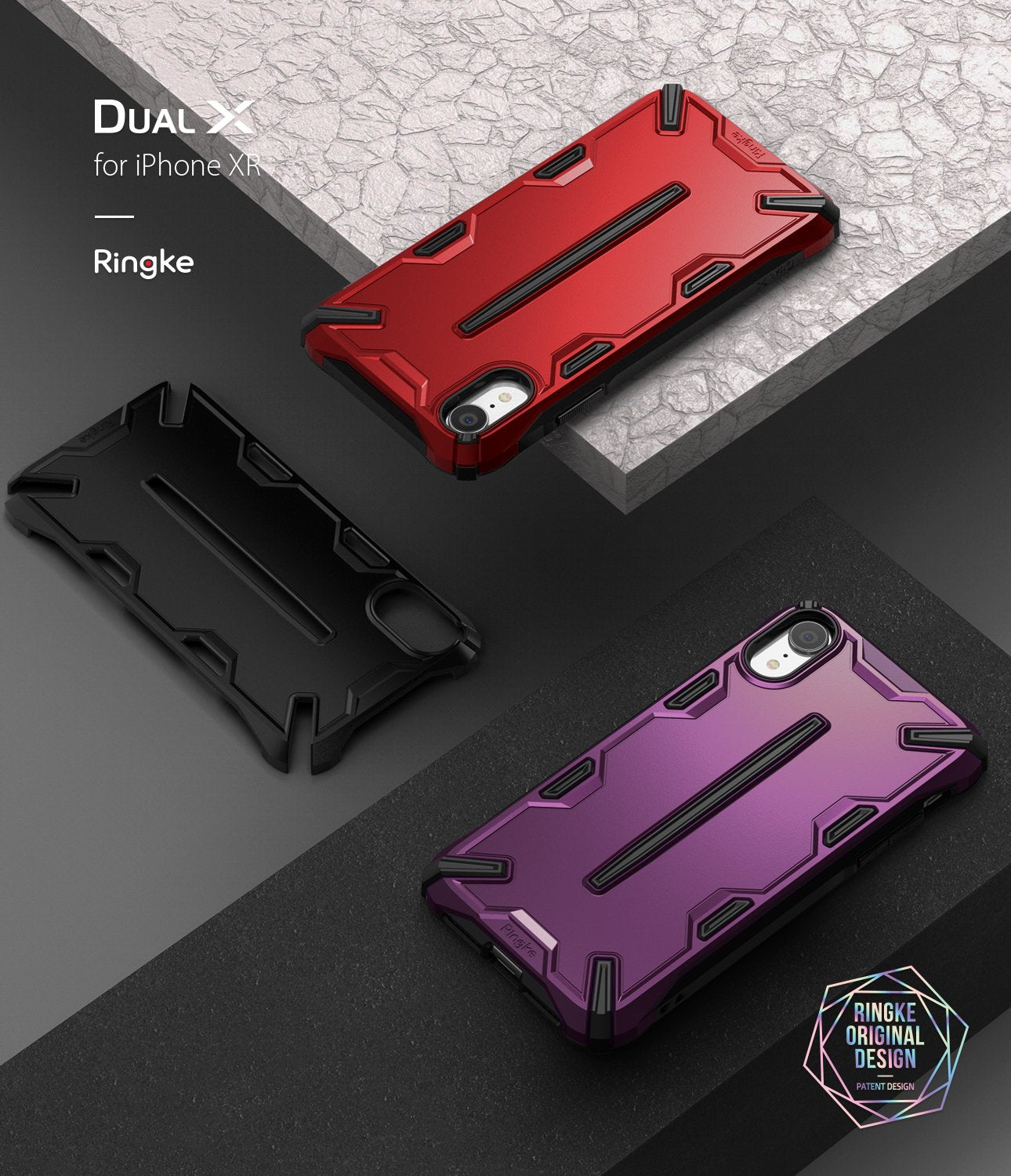 ringke dual-x for iphone xr case cover main