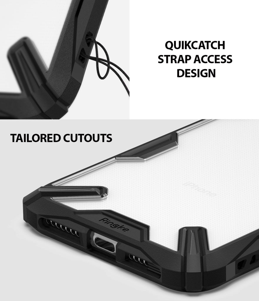 ringke fusion-x for iphone xr case cover main quickcatch strap access