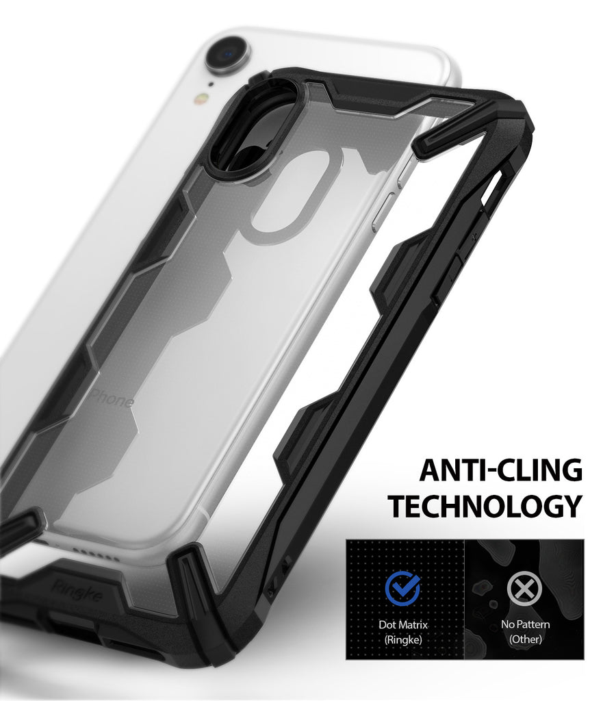 ringke fusion-x for iphone xr case cover anti cling technology
