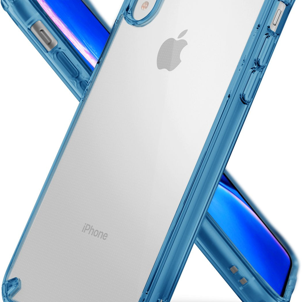 ringke fusion for apple iphone xr case cover main aqua blue