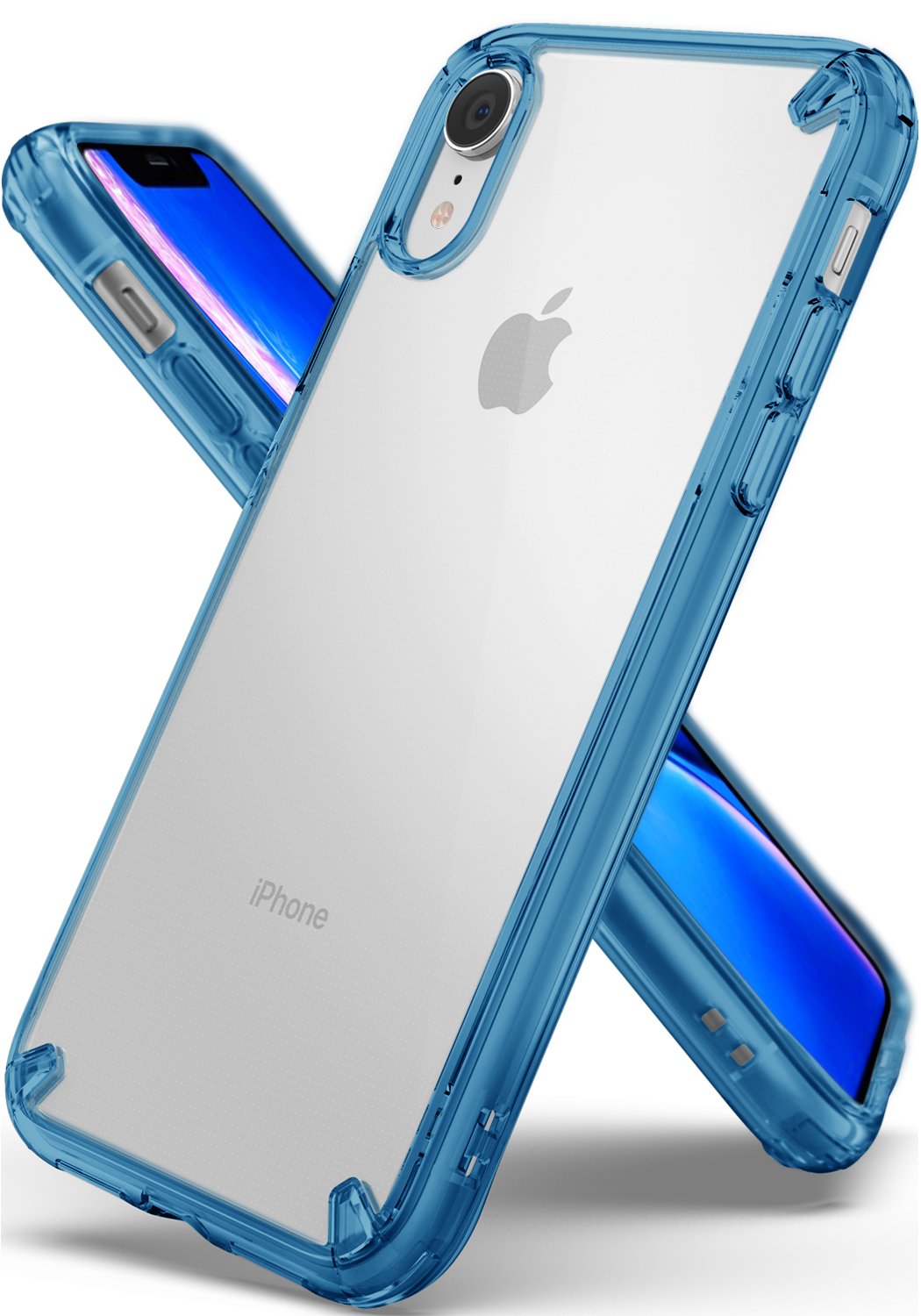 ringke fusion for apple iphone xr case cover main aqua blue